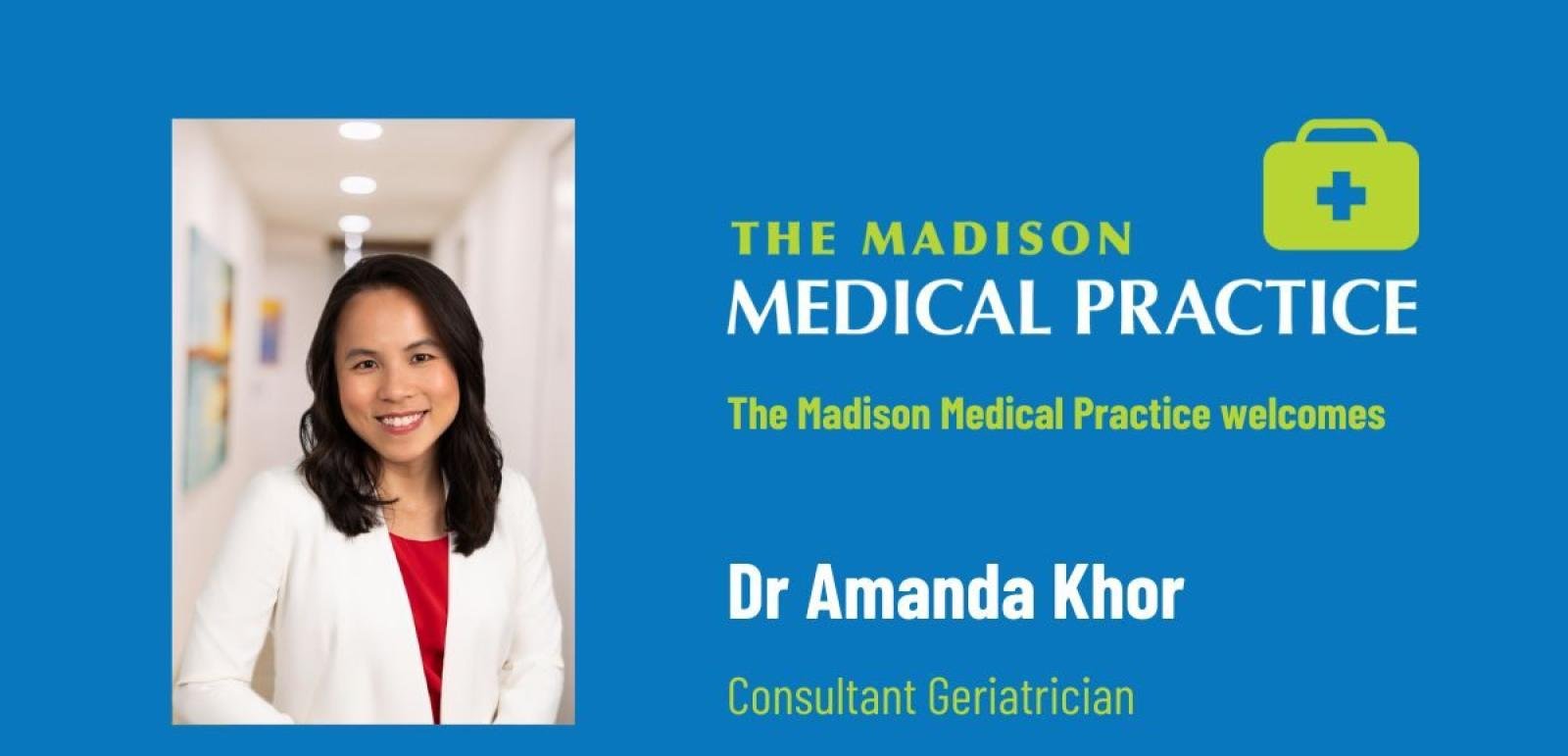 Dr Amanda Khor – Consultant Geriatrician